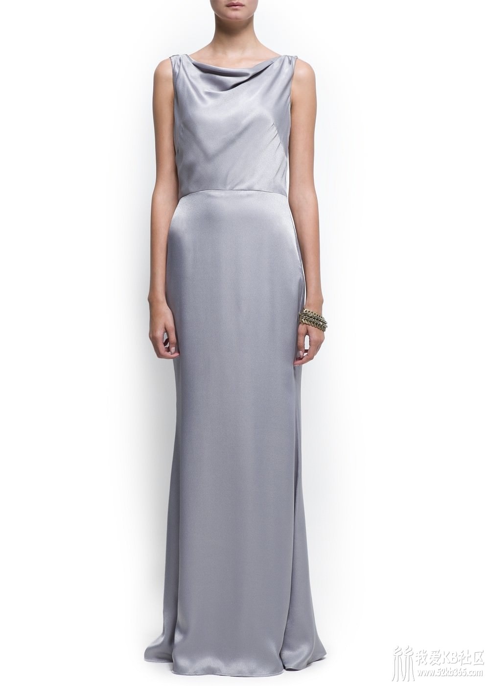 垂坠绸缎礼服-丝绸物品爱好者