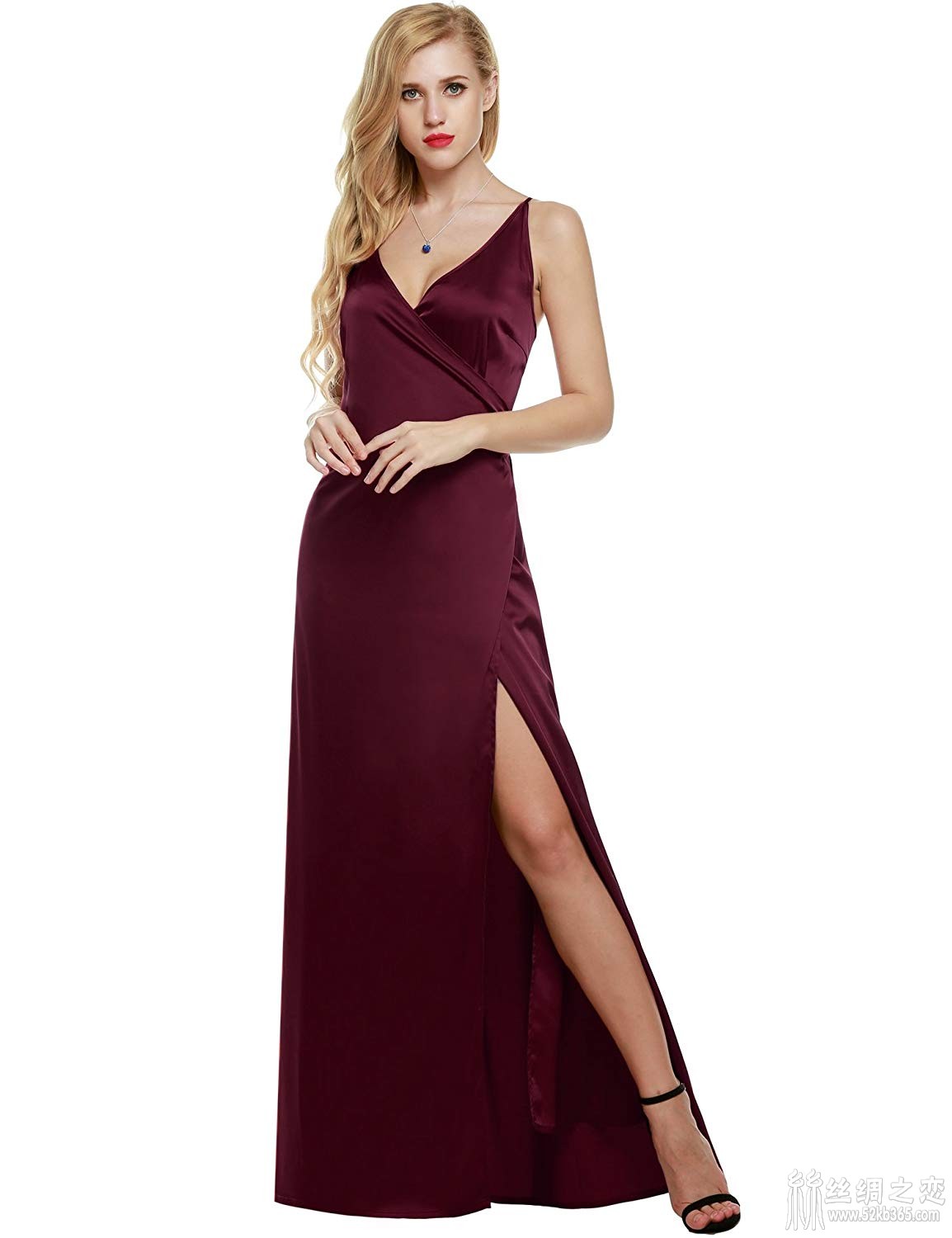 52kb365 ANGVNS Women's Spaghetti Straps Crossover V Neck Split Side Evening Dress 2 9k=(15).jpg  ˿Ʒ 114325zmv6jevcjjpf7l11