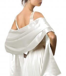 Great Costumes Satin Bridal Evening Shawls Scarves